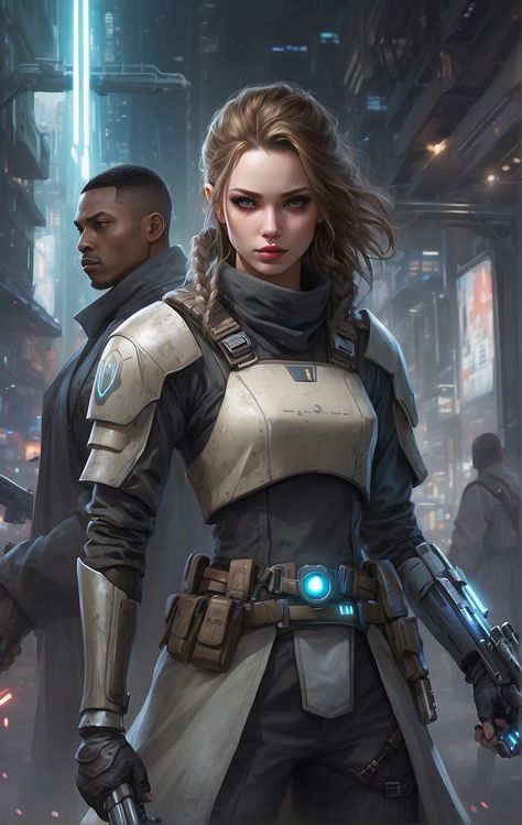 Cyber Jedi Thriller Knights of the Digital OrderDescri 4 Star Wars Concept Art Character Design, Jedi Knight Concept, Swtor Trooper, Twi'lek Female Art, Star Wars Oc Female Jedi, New Republic Star Wars, Star Wars Character Design, Star Wars Female, Scifi Outfit