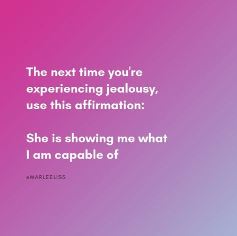 Self Affirmations For Jealousy, Jealousy Affirmations, Dealing With Jealousy, Money Affirmations, Emotional Intelligence, Enough Is Enough, Self Improvement Tips, Spiritual Awakening, Positive Affirmations