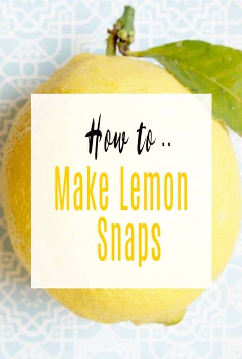 Lemon Snap Cookies, Easy Lemon Cookie Recipes, Easy Lemon Slice Recipe, Lemon Snaps Cookies, Lemon Snaps, Crisp Lemon Cookies Recipes, British Biscuit Recipes, Lemon Crunch, Lemon Thins Cookies