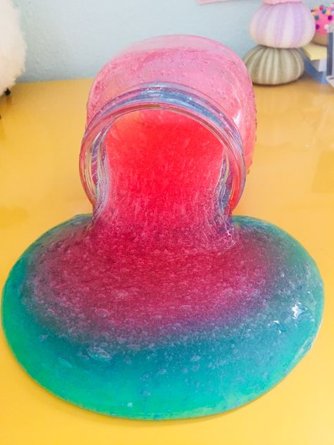 Color slime Slime Time, Time Images, Slime Shops, Slime Recipe, Slime, Pink