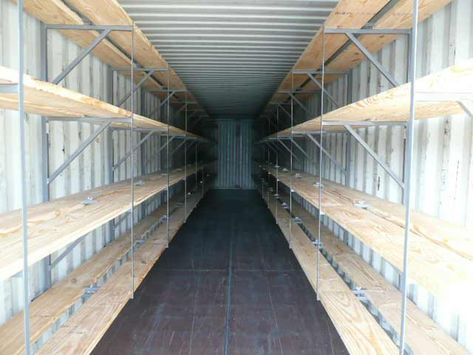 Container Farm, Conex Box, Shipping Container Workshop, Shipping Container Sheds, Shipping Container Storage, Craft Storage Containers, Building A Storage Shed, Metal Storage Containers, Store Shelves Design