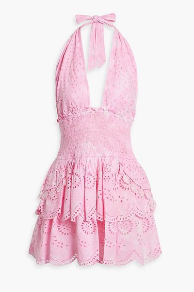 Women's LoveShackFancy Sale | Up to 70% Off | THE OUTNET Halterneck Mini Dress, Preppy Dresses, Looks Party, Cute Preppy Outfits, Grad Dresses, Simple Trendy Outfits, Cute Summer Outfits, Preppy Outfits, Looks Vintage