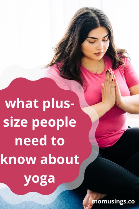 Yoga is great for people of all shapes and sizes. This post covers beginner poses, props, fashion brands, and online classes geared toward plus-size people. #beginneryogaposes #plussizefitness #plussizeyoga #yogaprops Plus Size Yoga Outfits, Body Positive Yoga, Beginner Poses, Plus Size Yoga, Cobra Pose, Yoga Props, Do Yoga, Plus Size Workout, Yoga Community