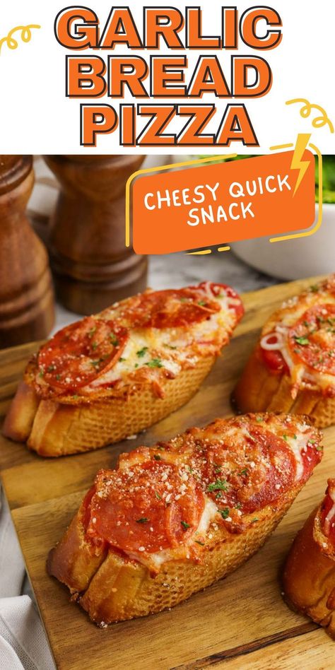 Garlic Bread Pizza Air Fryer Pizza, Garlic Bread Pizza, Breakfast Sides Dishes, Toast Pizza, Breakfast Sides, Pizza Making, Cheesy Garlic Bread, Craving Pizza, Making Homemade Pizza