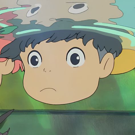 Ghibli Ponyo, Anime Matching Icons, Pfp Matching, Matching Pfp, Studio Ghibli, Matching Icons, Anime