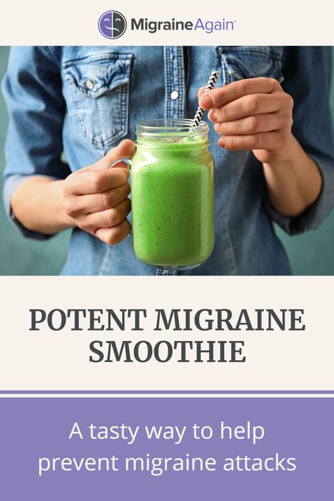 Migraine Smoothie, Hormonal Migraine, Complex Migraine, Foods For Migraines, Natural Migraine Relief, Migraine Diet, Sinus Congestion Relief, Natural Headache, Natural Remedies For Migraines