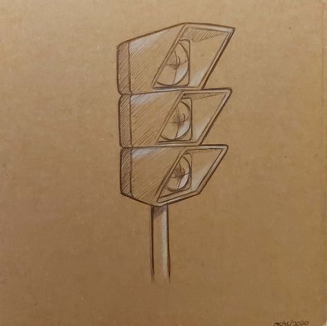 05/11/2020 Traffic Light Sketch, Traffic Light Drawing, Light Sketch, Traffic Light, Industrial Design, Sketch Book, Sketch, Drawings, Quick Saves