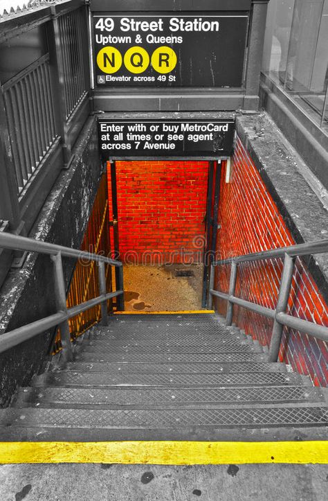 New York Subway Station, Subway Stairs, Subway Design, Ny Subway, Background Reference, Modern Gothic, Subway Station, New York Subway, Buy Fish