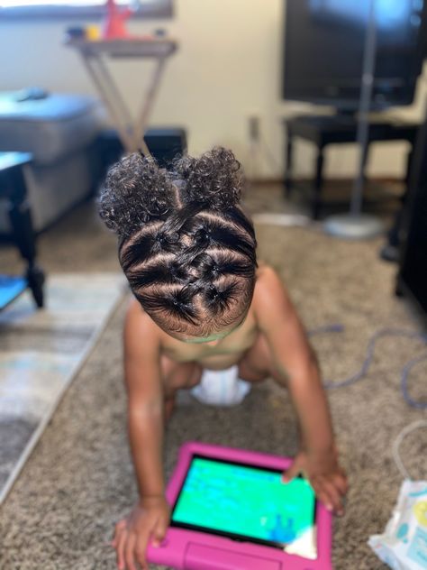 Black Baby Hairstyles Short Hair, Black Baby Girl Hairstyles, Women Natural Hairstyles, Black Women Natural Hairstyles, Baby Girl Hairstyles Curly, Daughter Hairstyles, Cute Toddler Hairstyles, Easy Little Girl Hairstyles, Kid Hairstyles