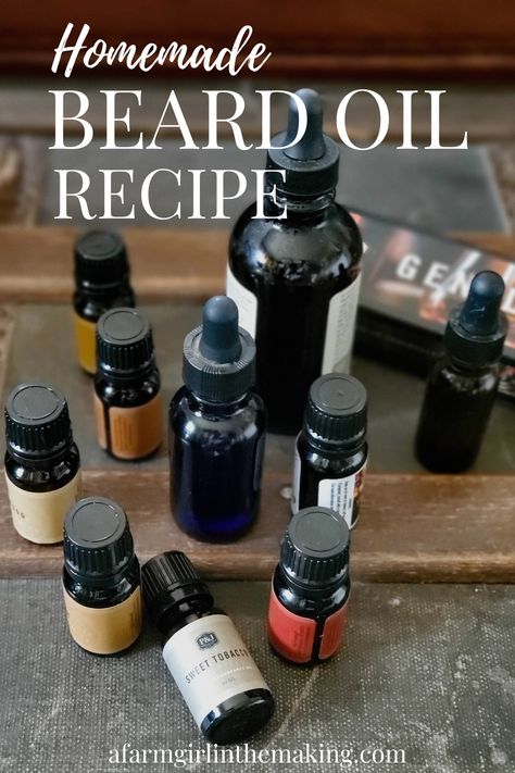 Natural Beard Oil Recipe, Essential Oils For Beards, Beard Oils Recipe, Homemade Beard Oil Recipe, How To Make Beard Oil, Beard Oil Recipe Diy For Black Men, Beard Oil Diy, Diy Beard Oil Recipe, Homemade Beard Oil