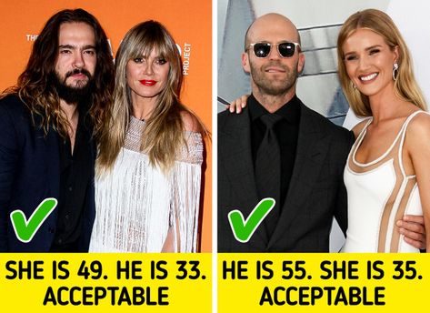 Science Found the Ideal Age Gap to Have With Your Partner, If You Want the Relationship to Last Couples With Age Gap, 2 Year Age Gap Relationship, Age Difference Relationship, Age Gap Couples, Age Gap Love, 2 Lovers, Jennifer Flavin, Matter Science, Age Difference