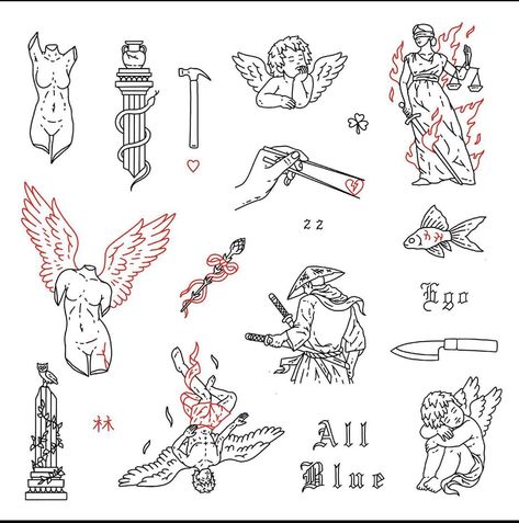 Cupid Tattoo, Sharpie Tattoos, Doodle Tattoo, Mythology Tattoos, Greek Tattoos, Tattoo Style Drawings, Cool Small Tattoos, Small Hand Tattoos, Minimalist Tattoos