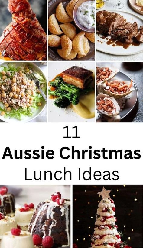 Australian Christmas Food Ideas To Include On Your Christmas Menu Christmas Lunch Ideas, Australian Christmas Food, Christmas Lunch Menu, Christmas Food Recipes, Christmas Food Ideas, Traditional Christmas Dinner, Aussie Food, Aussie Christmas, Australian Christmas