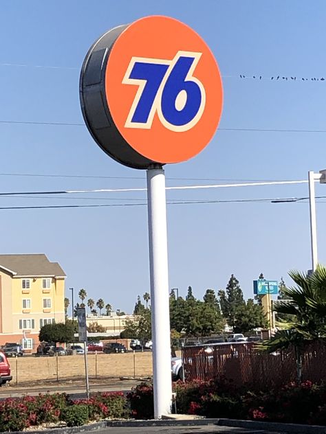 76 Gas Station, Phillips 66, Gas Station, Chicago Cubs Logo, Chicago Cubs, Sacramento, Wind Turbine, Sport Team Logos, Sports Team