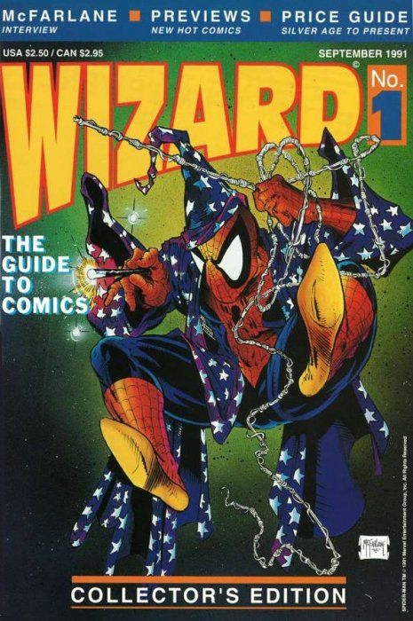 The Return Of Wizard Magazine: A Guide To Comics? Rocketeer Movie, Wizard Magazine, Book Wizard, Todd Mcfarlane, Amazing Spider Man, Horror Comics, Image Comics, Comic Book Covers, Amazing Spiderman