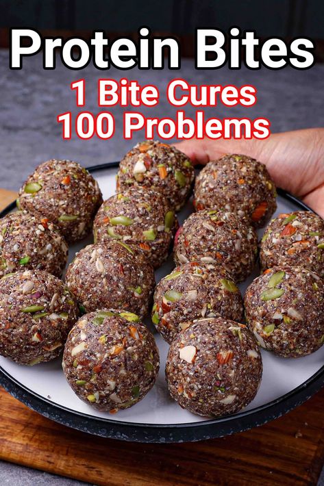 Protein Ladoo Recipe, Protein Powder Energy Bites, No Bake Energy Balls Healthy, No Bake Protein Energy Balls, Energy Balls No Bake, Protein Power Balls, Healthy Protein Balls, Healthy Energy Balls, Protein Energy Balls