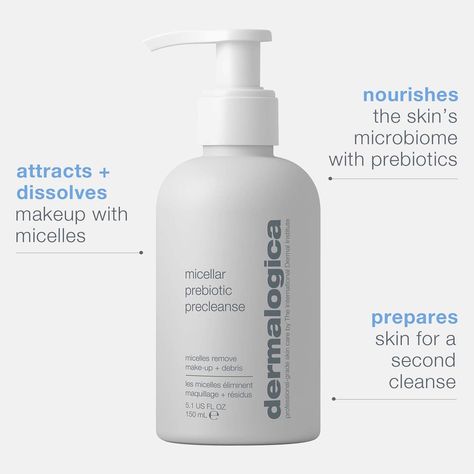 Spa Siobhan on Instagram: “It’s here! 🎉 The new Dermalogica Micellar Prebiotic Precleanse - the perfect first step to a double cleansing routine to remove makeup…” Sandalwood Oil, Dry Face, Apricot Kernels, Retinol Serum, Apricot Kernel Oil, Cleansing Gel, Moroccan Oil, Cleansing Oil, Skin Care Tools