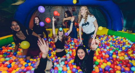 Book the Giant Adult Sized Ball Pit and make your event stand-out - we are a Ball Pit booking agent. The Giant Adult Sized Ball Pit is a brilliant ball pit, find out more about hiring The Giant Adult Sized Ball Pit & our award-winning service. Bouncy Castle Aesthetic, Ball Pit Photoshoot, Ball Pit For Adults, Ball Pit Room, Ball Pit Party, Pool Events, Bouncy Castles, Lookbook Ideas, Ball Pits