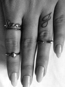 T J Tattoo, J Finger Tattoo Wedding Ring, J Letter Tattoo Design, J Tattoo Letter, J Letter Tattoo, Letter J Tattoo, Font Tato, J Tattoo, Tattoo Placements