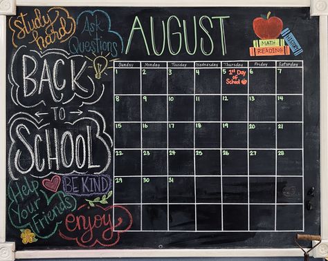 August Calander Themes White Board, August Chalk Calendar Ideas, August Calendar 2024 Chalkboard, August Whiteboard Calendar, August White Board Ideas, August Chalkboard Calendar Ideas, August White Board Calendar Ideas, Whiteboard Calendar Design, May Chalkboard Calendar