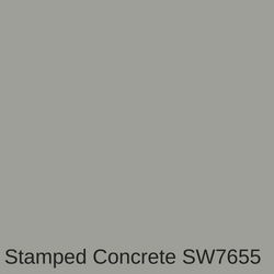 Sherwin Williams Stamped Concrete SW7655 - warm gray paint shade Concrete Gray Paint Color, Concrete Gray Paint, Concrete Grey Paint, Concrete Color Paint, Sherwin Williams Concrete Stain Colors, Stamped Concrete Sherwin Williams, Sherwin Williams Stamped Concrete, Paint Colors Gray, Best Concrete Paint