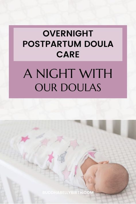 A newborn swaddled and sleeping in her bed. Overnight Postpartum Doula Care: A Night with Our Doulas Doula Bag, Doula Care, Get More Sleep, Newborn Baby Tips, Postpartum Doula, More Sleep, July 2022, Baby Hacks, Postpartum