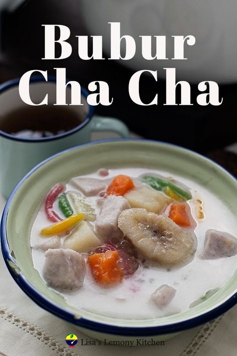 Bubur Cha Cha Bubur Cha Cha, Cha Recipe, Sweet Potato Pecan Pie, Prawn Fritters, Tiramisu Cake Recipe, Malaysian Dessert, Starch Foods, Mango Dessert Recipes, Orange Sweet Potatoes