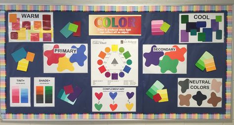 Color Bulletin Board Art Class Homeschool Topics, What Is Art, Art Classroom Decor, Board Art, Room Deco, Teacher Teacher, Arts Ed, Art Lesson Plans, Art Lesson