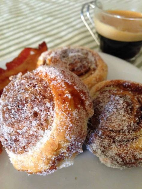 Cinnamon Sugar Morning Buns – featured image Puff Pastry Cinnamon Buns, Easy Morning Buns Recipe, Morning Pastry Recipes, Overnight Buns, Morning Buns Recipe, Morning Buns, Breakfast Buns, Morning Bun, Breakfast Sweets