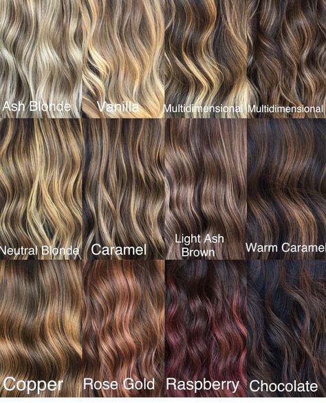 Brown Color Chart Hair, Highlight Tones For Brown Hair, Tones Of Brown Hair Shades, Different Types Of Highlights For Hair, Hombre Hair, Rambut Brunette, Hair Color Caramel, Bronde Hair, Brunette Hair With Highlights