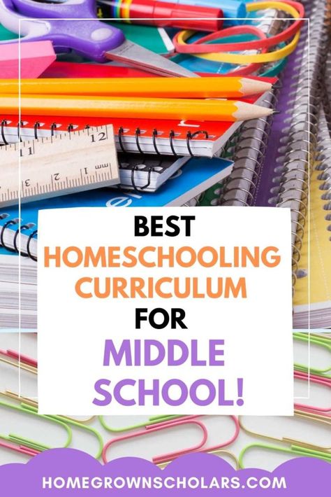 Homeschool Middle School Curriculum, Best Homeschool Curriculum, Middle School Curriculum, Homeschooling Curriculum, Homeschool Middle School, Free Homeschool Curriculum, Homeschool Routine, History Curriculum, Homeschool Schedule