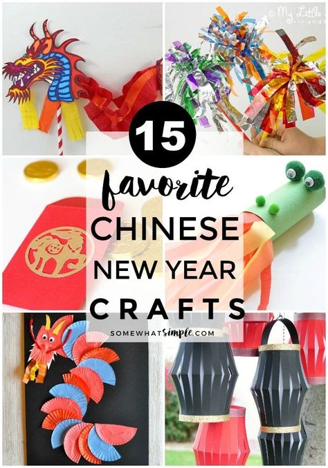 15 Favorite Chinese New Year Crafts | To kick off your Chinese New Year celebrations, here are 10 creative Chinese New Year crafts for kids. Diy Laterns, Chinese Lanterns Diy, New Year Crafts For Kids, Chinese New Year Kids, Chines New Year, News Years Crafts For Kids, Outdoor Party Ideas, New Year Crafts, Chinese New Year Crafts For Kids