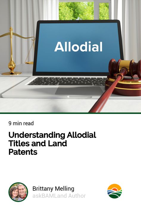 Understanding Allodial Titles and Land Patents Allodial Title, Feudal System, Louisiana Purchase, Bureau Of Land Management, Property Rights, Legal System, Land Management, Common Law, French Revolution