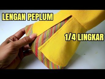 LENGAN PEPLUM 1/4 LINGKAR - YouTube Baju Peplum, Model Lengan, Manset Lengan, Pola Lengan, Corak Menjahit, Salwar Neck Designs, Sewing Sleeves, Churidar Neck Designs, Kurti Sleeves Design