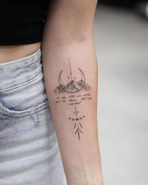 86 Stunning Mountain Tattoos For Both Men and Women In 2024