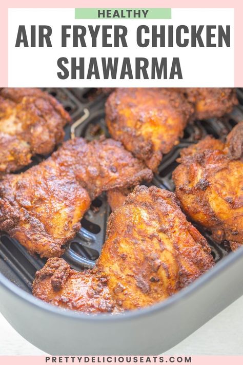 Shawarma Rice Bowl, Chicken Schwarma Recipe, Chicken Shawarma Rice, Schwarma Recipe, Shawarma Rice, Rice Bowl Recipe, Chicken Shawarma Recipe, Shawarma Recipe, Air Fried Chicken