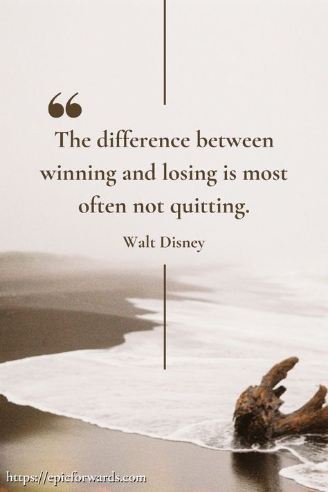 Walt Disney Quote, Winning Vs Losing, Quotes Walt Disney Quotes, Disney Life, Disney Quotes, Disney Magic, Disney Movies, Disney Parks, Walt Disney World, Walt Disney, Disney World