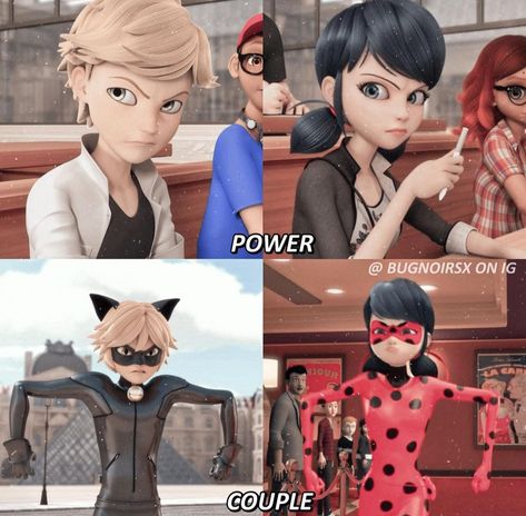 Aesthetic Miraculous Ladybug, Ladybug Pics, Mlb Miraculous, Miraculous Ladybug And Cat Noir, Catnoir And Ladybug, Marinette Ladybug, Tikki Y Plagg, Marinette Et Adrien, Miraculous Memes