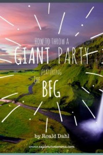 Need an awesome theme for a kids' book club, birthday party, or other event? Why not throw a giant party featuring the BFG by Roald Dahl? #bookclub #roalddahl #kidsbooks #bfg #giants #books #explorermomma Bfg Party, Bfg Activities, The Bfg Book, Bfg Movie, Book Club Food, Book Club Party, The Bfg, Book Club Parties, Party Games For Kids