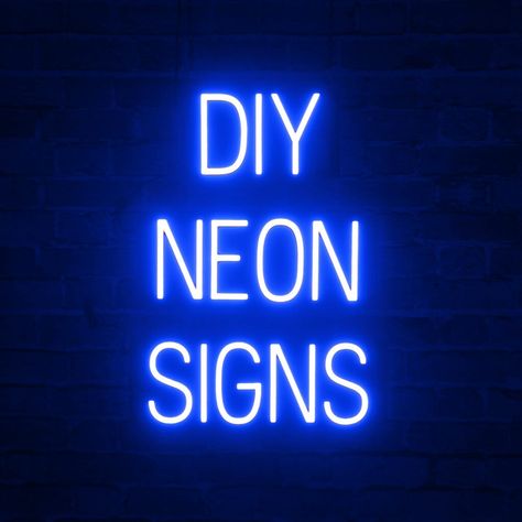 Interested in creating your own DIY neon signs? Here are 3 ways to make your own neon or LED sign by using a DIY kit or base supplies. Diy Neon Sign, Open Signs, Led Diy, Hotel Motel, Led Sign, Led Signs, Led Neon Signs, Create Sign, Diy Kit