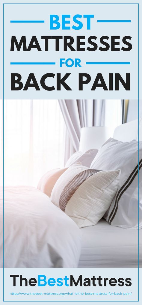 Best Mattresses for Back Pain | If you're experiencing back pains, we've got the best mattresses for you! Best Mattress For Back Pain, Top Rated Mattresses, Baby Mattress, Full Size Mattress, Mattress On Floor, Soft Mattress, Mattresses Reviews, Adjustable Mattress, Futon Mattress