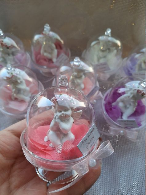 Angel Favors, Baptism Party Boy, Disney Party Favor, Baptism Favors Girl, Baptism Party Favors, Daisy Party, Handmade Favors, First Communion Favors, Girls Party Favors