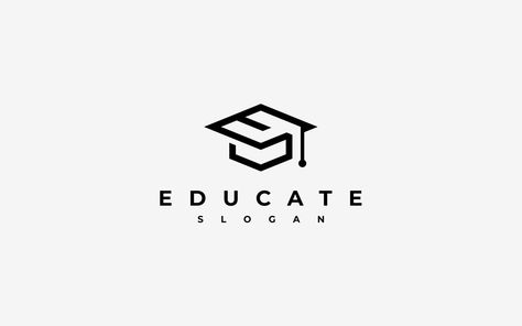 Letter E Toga Graduate Education Logo Logo Template Toga Wisuda, Logo Education, Portfolio Pdf, Free Logo Templates, Education Logo, Portfolio Web Design, Letter E, Premium Logo, Templates Free Download