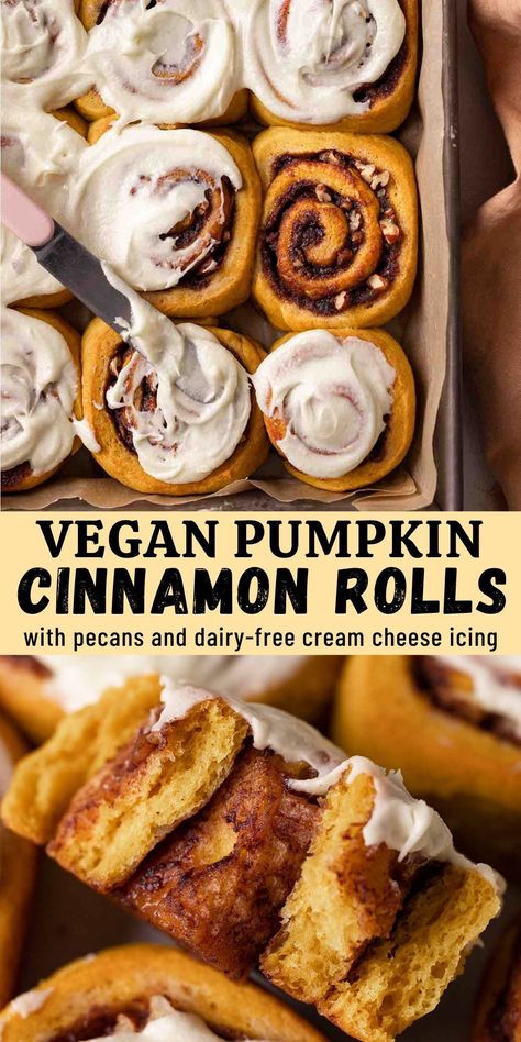 Dairy Free Cream Cheese Icing, Christmas Vegan Recipes, Vegan Cream Cheese Icing, Paleo Pumpkin Bread, Nora Cooks, Maple Icing, Christmas Vegan, Vegan Pumpkin Recipes, Dairy Free Cream Cheese