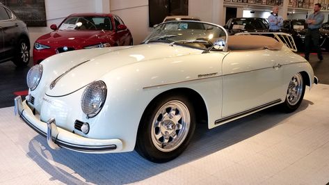 Used 1956 Porsche 356A Replica For Sale ($24,900) | Cars Dawydiak Stock #170713C Porsche 356 Replica, Porsche Replica, Porsche 356a, New Sports Cars, Luxury Car Dealership, Car Racer, Porsche Models, Vintage Porsche, Cool Sports Cars