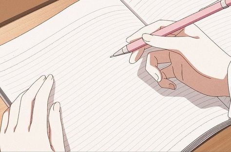 Manga Studying Aesthetic, Writing Anime Aesthetic, Anime Writing Aesthetic, Anime Typing, Anime Book Aesthetic, Anime Scene Background, Anime Study Aesthetic Icon, Anime Study Aesthetic, Canvas Dashboard