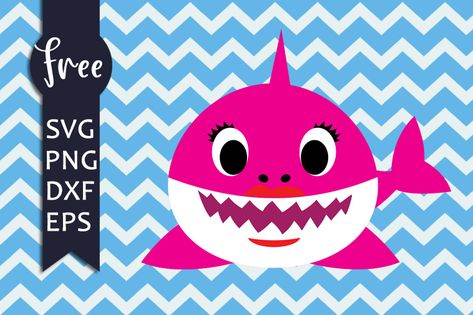 Baby Shark Svg, Shark Svg, Mommy Shark, T Shirt Design Png, Cricut Svg Files Free, Shark Family, Emoji Birthday, Shark Birthday Party