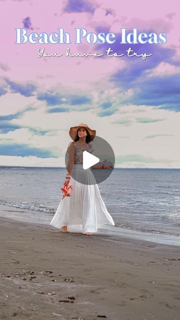 𝐌 𝐀 𝐍 𝐈 𝐒 𝐇 𝐀 (𝐌𝐢𝐧𝐢) on Instagram: "Save this Video for your Next Beach Holiday 🏖️ • Back story of this video - it was too windy & cold while shooting this video and coz of that it was so hard to manage my hairs, hat and off course my skirt as well 😀 so please guys ignore my messy look 😍 & I hope you all like these poses 🙏❤️ • Wearing @bershka  Heels @zara  Location- Larnaca, Cyprus 🇨🇾  • Beach poses, pose ideas, photography, beach outfit, fun poses, solo pose, fashion style, ootd  • • #minishalove #beach #beachphotography #beachoutfit #beachphoto #fashionstyle #ootd #outdoors #explore #explorepage #reelsvideos" Location Shoot Ideas, Beach Solo Photo Ideas, Bershka Heels, Video Shoot Ideas, Solo Pose Ideas, Beach Photo Shoot Ideas, Beach Poses By Yourself Instagram, Creative Beach Pictures, Beach Photoshoot Ideas