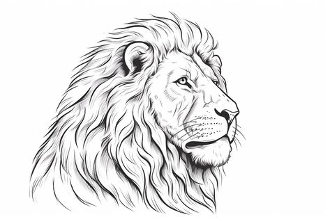 Learn how to draw a lion's head with this comprehensive step-by-step tutorial. Develop your sketching skills and capture the majestic nature of this magnificent creature in your artwork. Lion Head Drawing, Sketching Skills, Majestic Nature, Lion Drawing, Reindeer Head, Head Drawing, Shading Techniques, Drawing Process, Sketches Tutorial