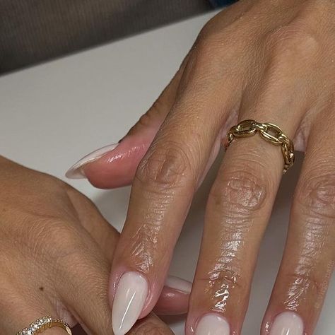 📍Magnolia, Texas Nail Artist 77354 on Instagram: "🫧  If you’re into neutral nails I highly recommend @dndgel 860 She’s White? She’s Pink? The perfect milky white with a drop of pink.  Using @apresnailofficial medium almond tips  . . . . . . . . . #nails #nailsnailsnails #neutralnails #milkywhitenails #dndnails #dndgelpolish #apres #apresgelx #gelxnails #magnolianails #magnolianailtech #conroenails #conroenailtech #thewoodlandsnails #thewoodlandsnailtech" Almond Tips Nails, Almond Tips, Magnolia Texas, Texas Nails, Tips Nails, Dnd Gel Polish, Medium Almond, Neutral Nails, Milky White